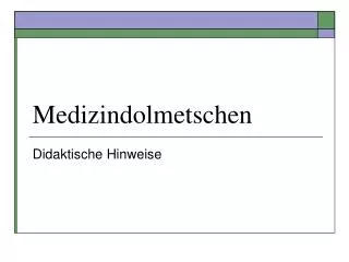 medizindolmetschen