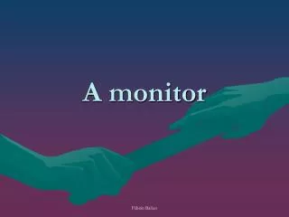 a monitor