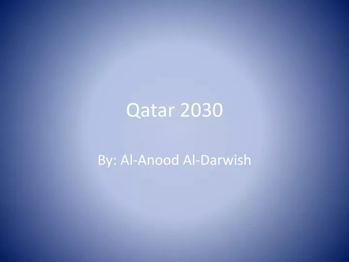 qatar 2030