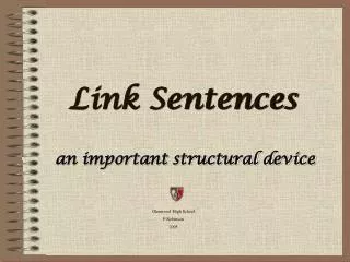 Link Sentences