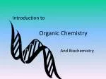 Organic Chemistry - slide 1