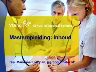 masteropleiding inhoud