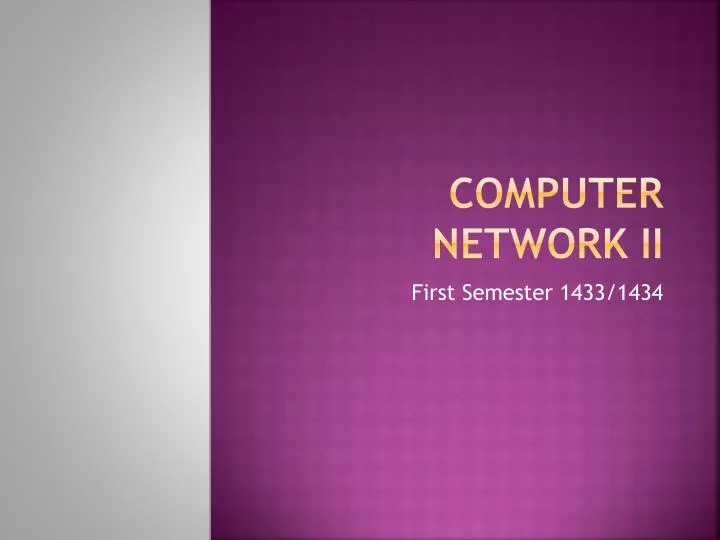 computer network ii