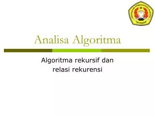 analisa algoritma