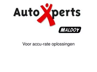 voor accu rate oplossingen