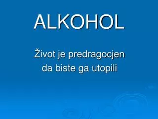 alkohol