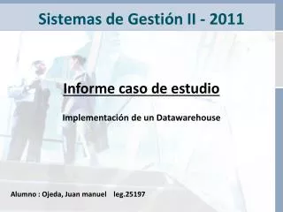 sistemas de gesti n ii 2011