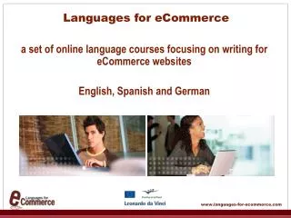 Languages for eCommerce