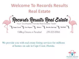 RecordsResults RealEstate