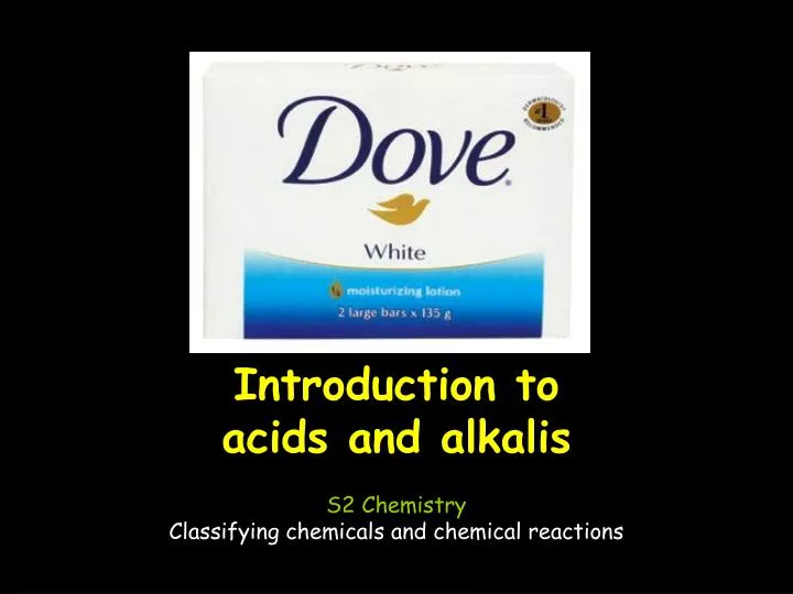 introduction to acids and alkalis