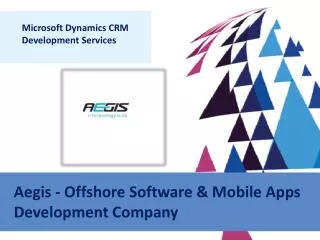 Microsoft Dynamics CRM Software Development Services
