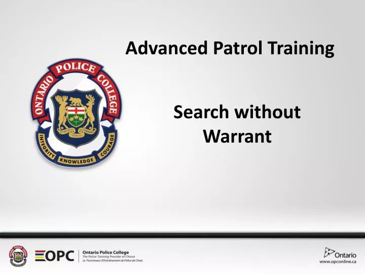 search without warrant