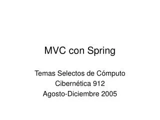 mvc con spring