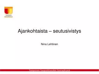 ajankohtaista seutusivistys