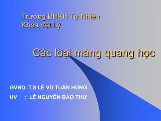 tr ng hkh t nhi n khoa v t l