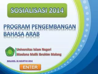 program pengembangan bahasa arab