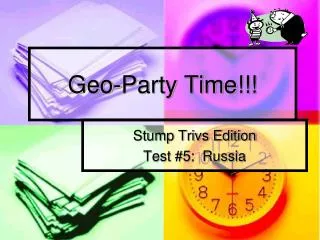 Geo-Party Time!!!