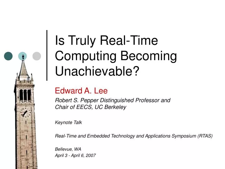 is truly real time computing becoming unachievable
