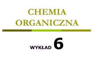 chemia organiczna