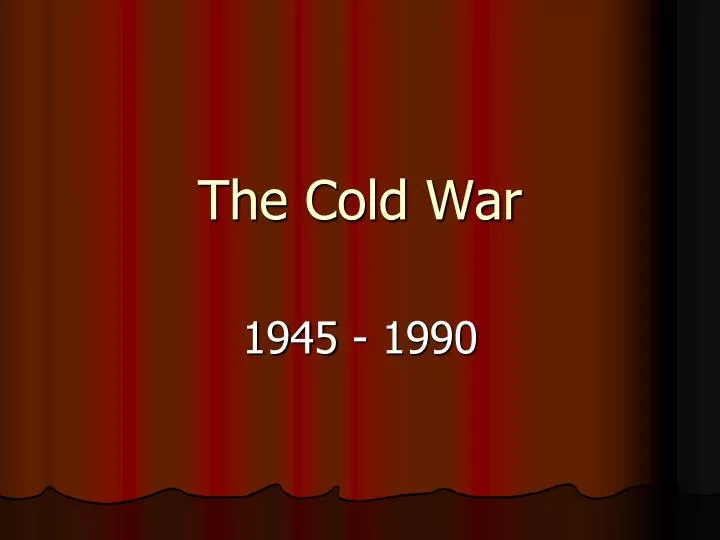 the cold war