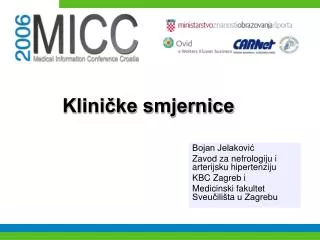 klini ke smjernice