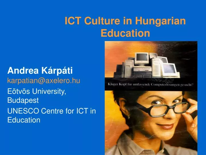 ict culture in hungarian education