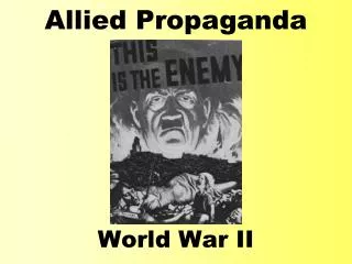Allied Propaganda