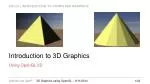 Introduction to 3D Graphics - slide 1