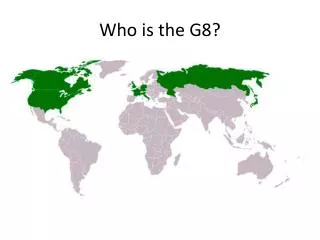 Who is the G8?