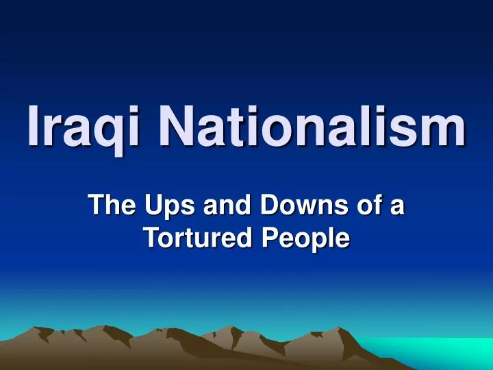 iraqi nationalism