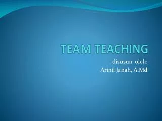 team teaching