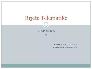 rrjeta telematike