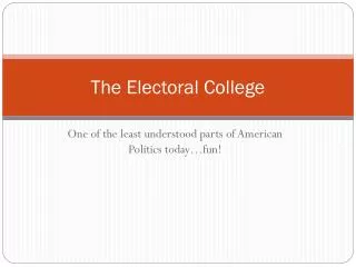 the electoral college