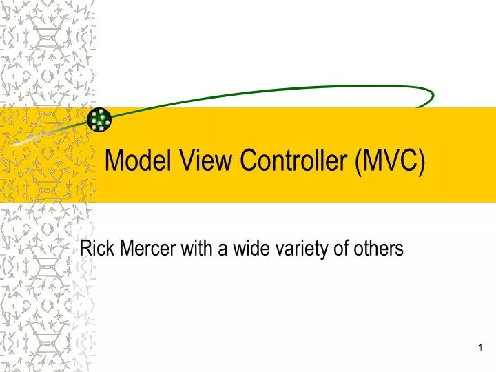 model view controller mvc