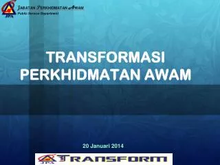 transformasi perkhidmatan awam