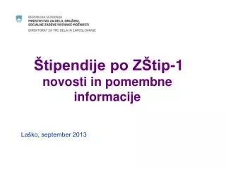 tipendije po z tip 1 novosti in pomembne informacije