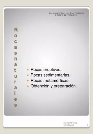 rocas naturales