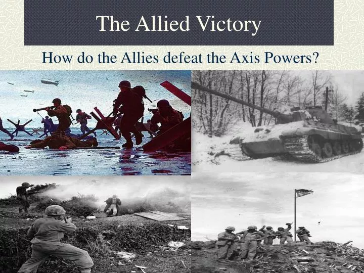the allied victory