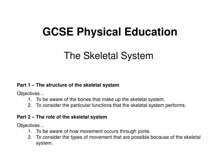 gcse physical education