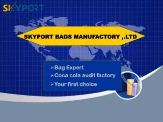 Bag Expert Coca cola audit factory Your first choice