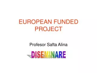 european funded project