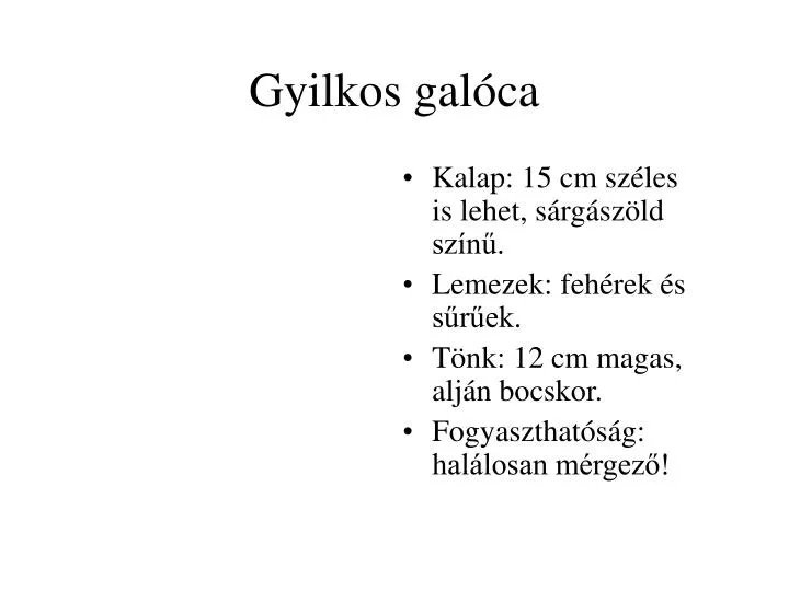 gyilkos gal ca