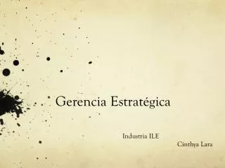 gerencia estrat gica