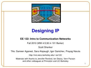 Designing IP
