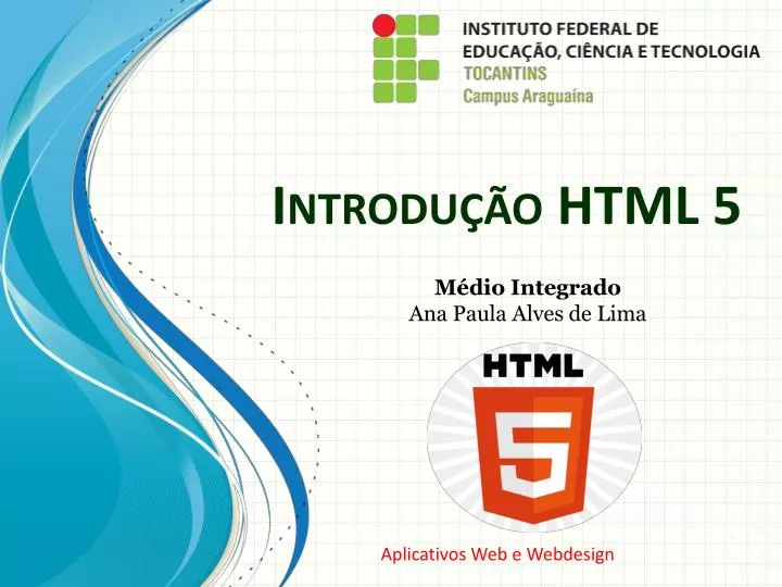 introdu o html 5