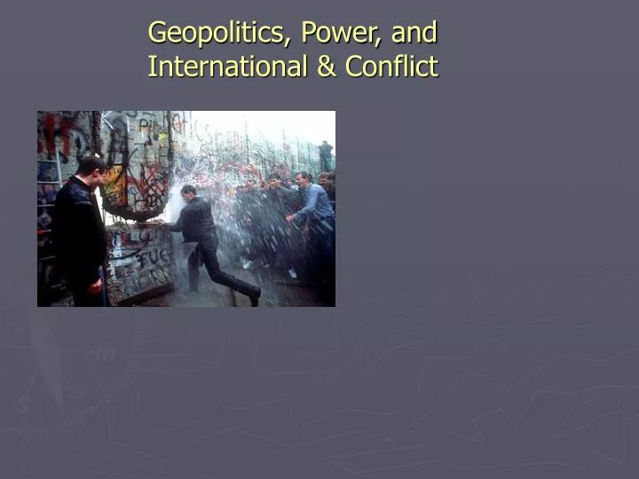 geopolitics power and international conflict