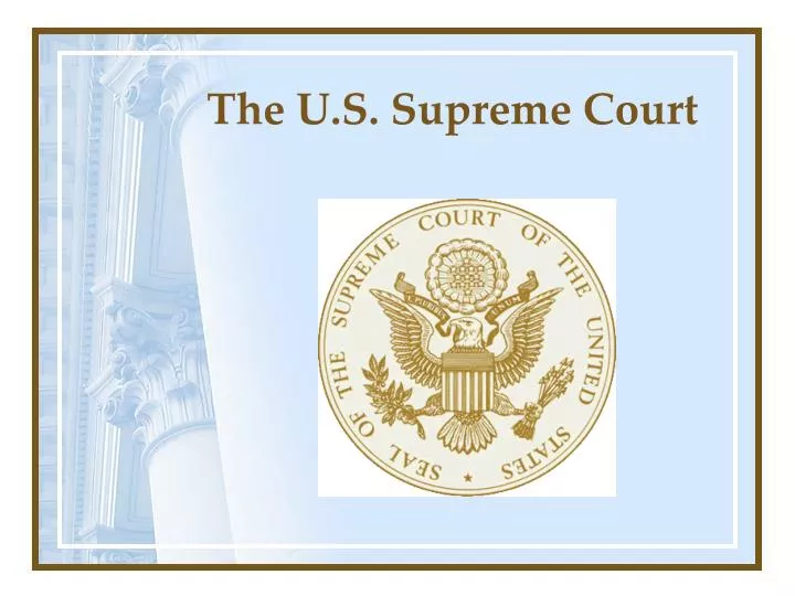 the u s supreme court