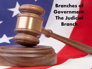 Branches of Government: The Judicial Branch