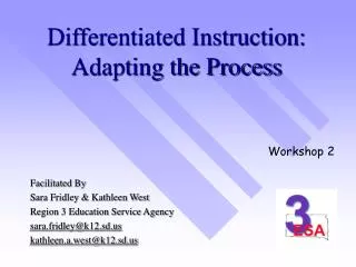 Differentiated Instruction: Adapting the Process