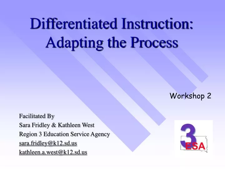 differentiated instruction adapting the process